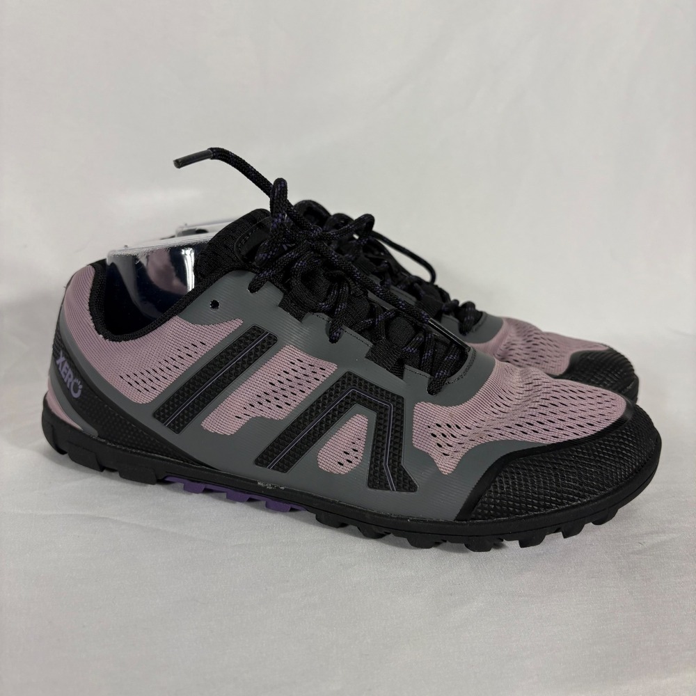 Xero Shoes Mesa Trail II Womens 9.5 Barefoot Trail Running Shoes Purple Black